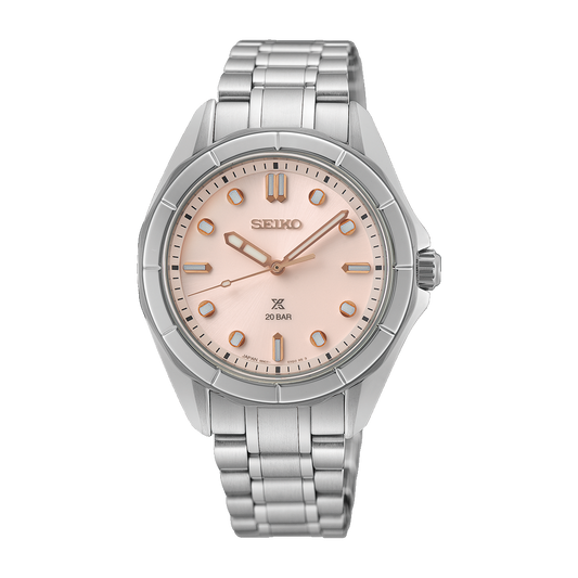 SEIKO Prospex Sea Ladies Marine Sports in Shell Pink | SUR597