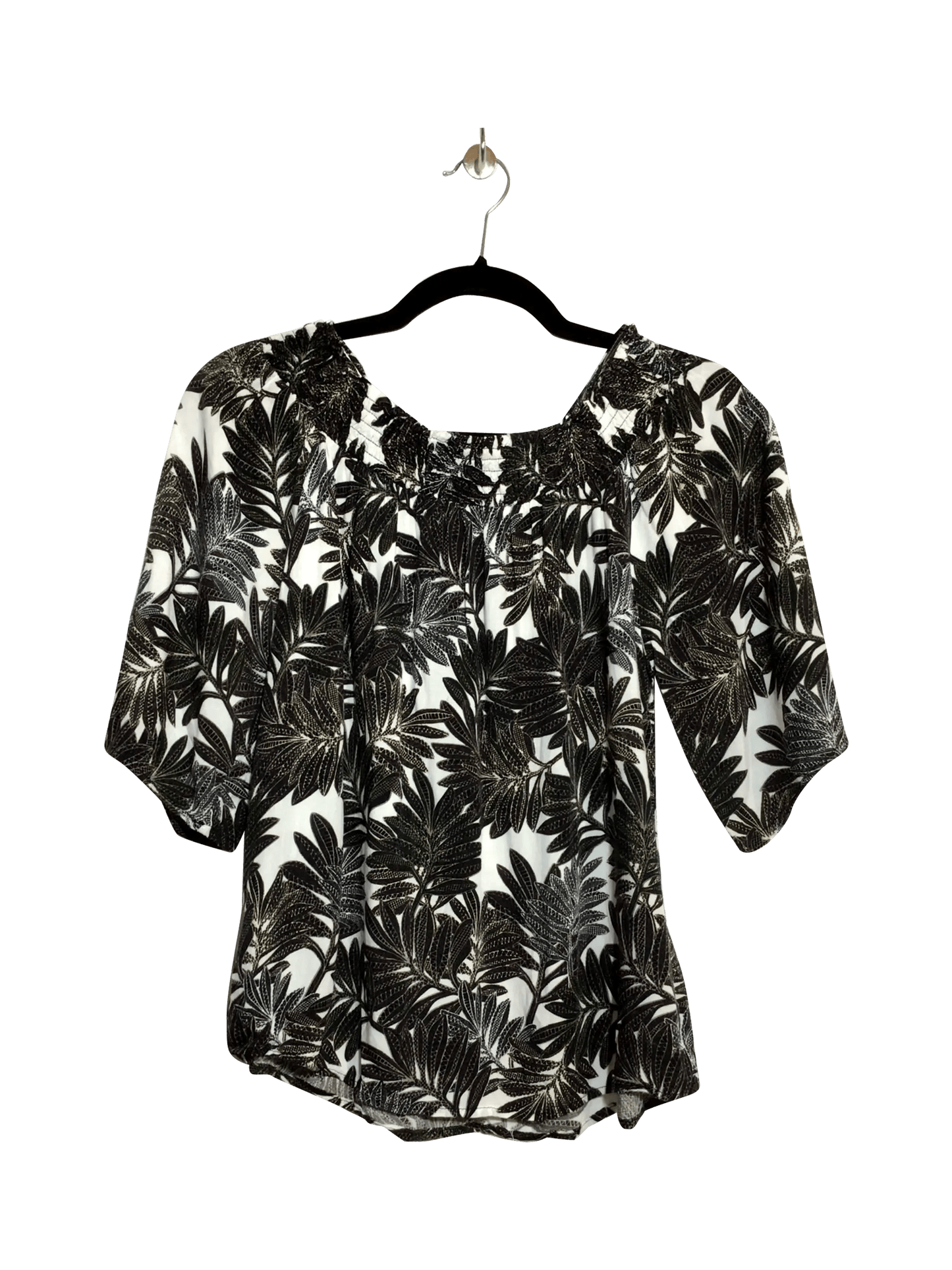 SUZY SHIER Regular fit Blouse in Black  -  S - Velora Luxury Fashion