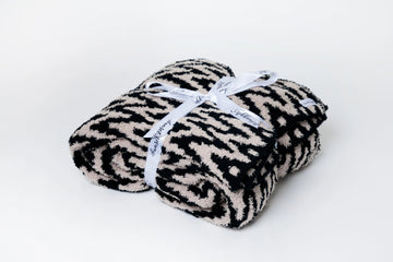 Tap Shoe & Rainy Day Chevron Print Extended Throw