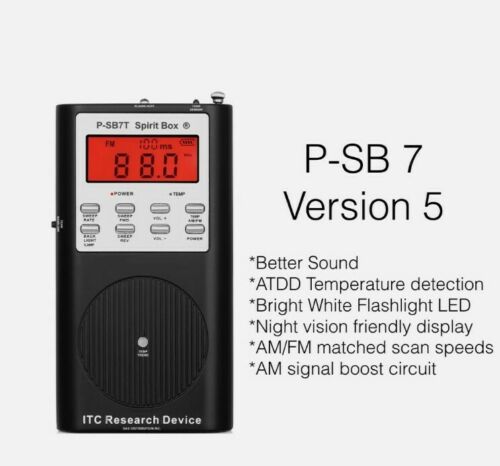 P-SB7T Rev5 Spirit Box ITC Research FM/AM Ghost Box Radio - Velora Luxury Fashion