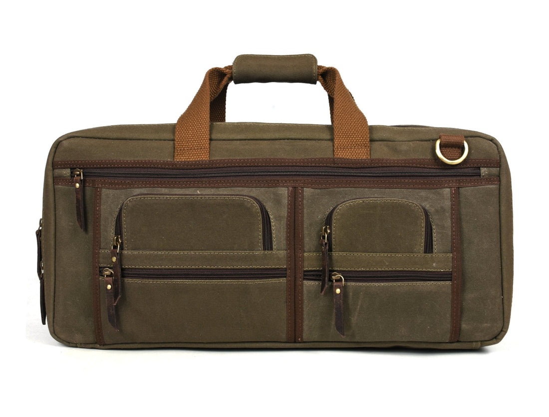 Salerno Canvas Chef Knife Case Olive Green (KR-62) - Velora Luxury Fashion