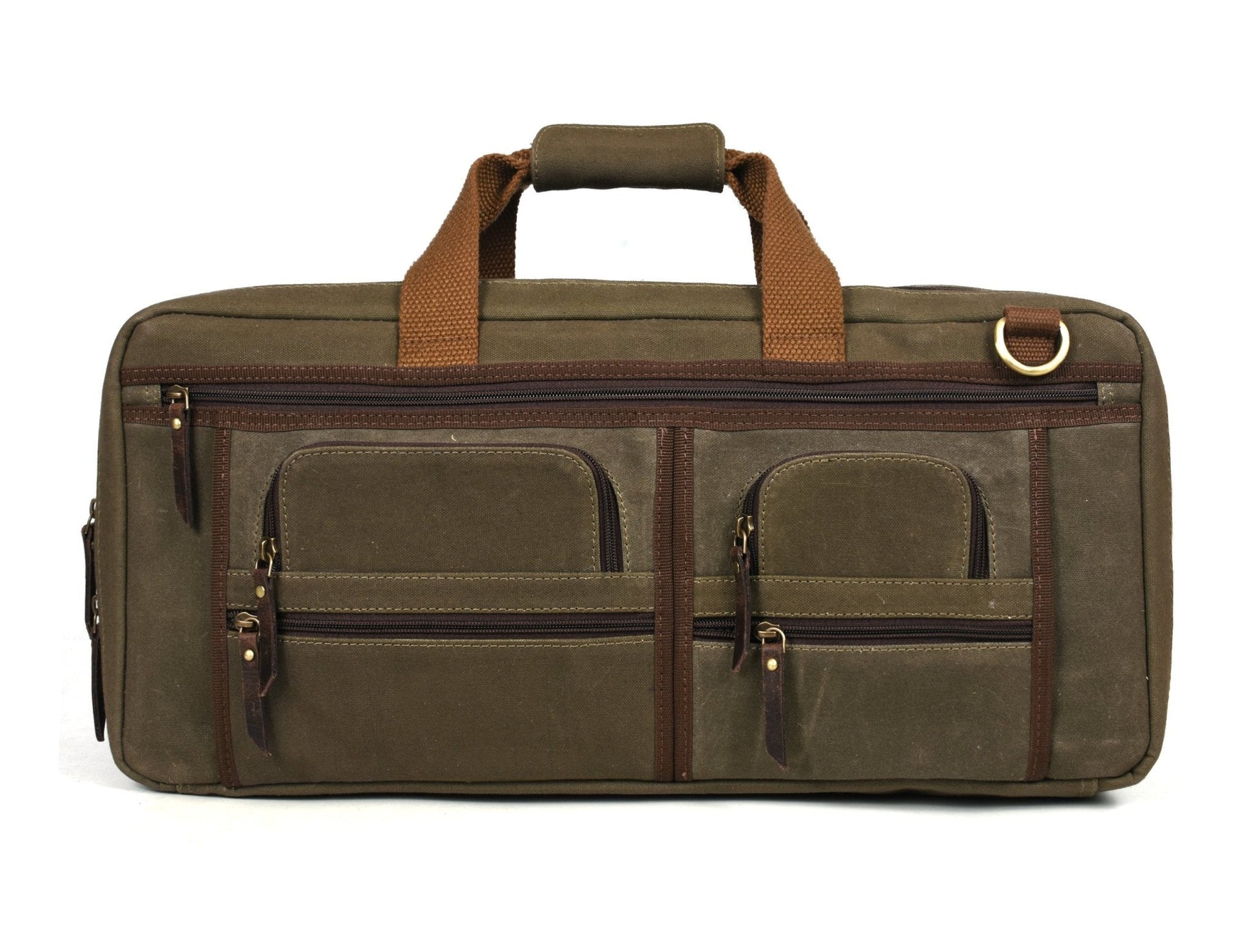 Salerno Canvas Chef Knife Case Olive Green (KR-62) - Velora Luxury Fashion