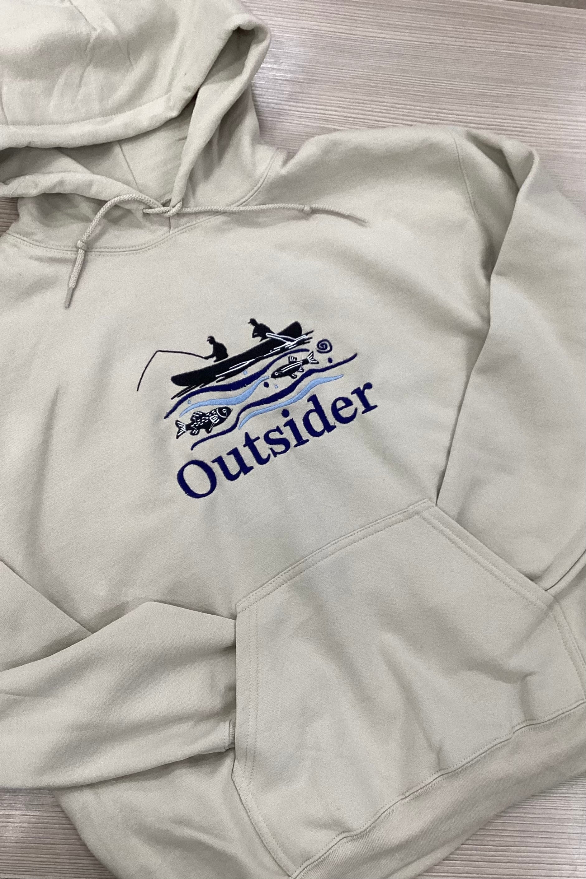 Sand Outsider Camping Hoodie - Velora Luxury Fashion