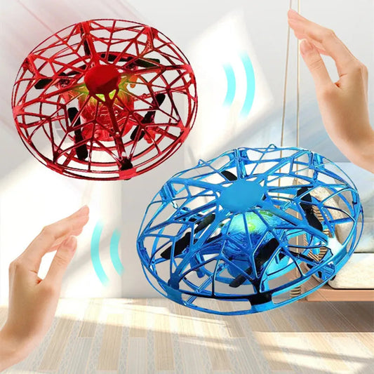 Rc Quadcopter Flying Helicopter Magic Hand UFO Ball Aircraft Sensing Mini Induction Drone Kids Electric Electronic Toy Velora