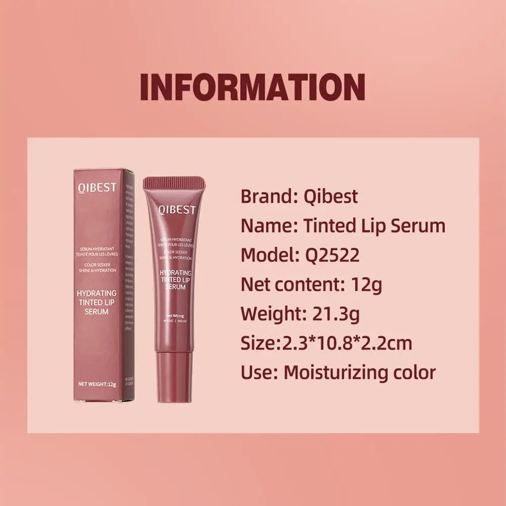 12G Colored Lip Gloss Liquid Hydrating And Moisturizing, Light And Shiny Lip Balm, Water Gloss Lip Glaze Moisturizing Lip Milk Velora