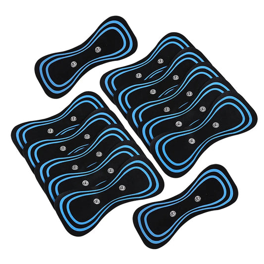 Tens Massager Electrode Pads For EMS Neck Massager Gel Patch Accessories Trainer Exerciser Replacement Muscle Stimulator Sticker Velora