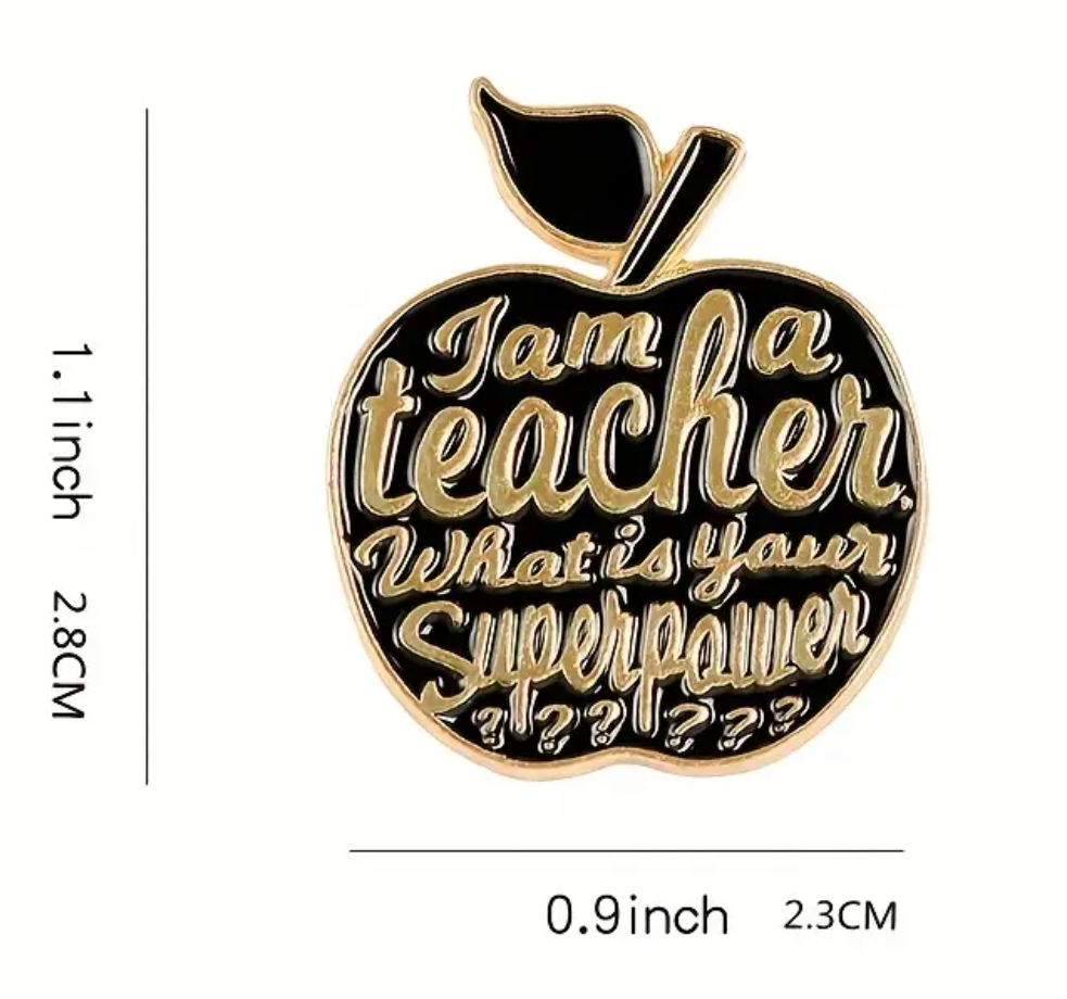 I'm a Teacher, What's Your Superpower? | Collectible Pin - Velora