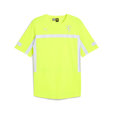 Scuderia Ferrari Mens 2024 Reflective Tshirt - Yellow - XL - Velora Luxury Fashion