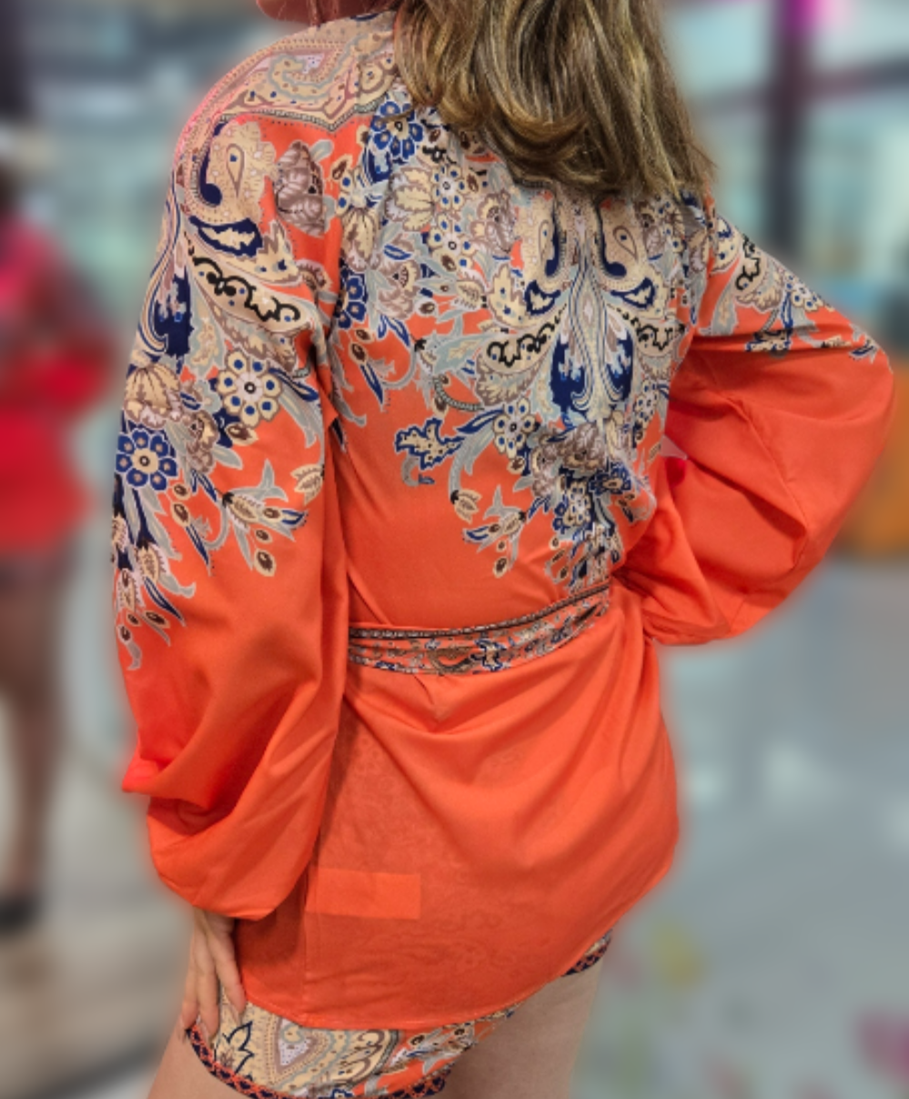 Sexy Button Shirt With Shorts - Velora