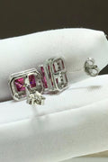 Shiny and Elegant 2 Carat Moissanite Stud Earrings - Velora Luxury Fashion