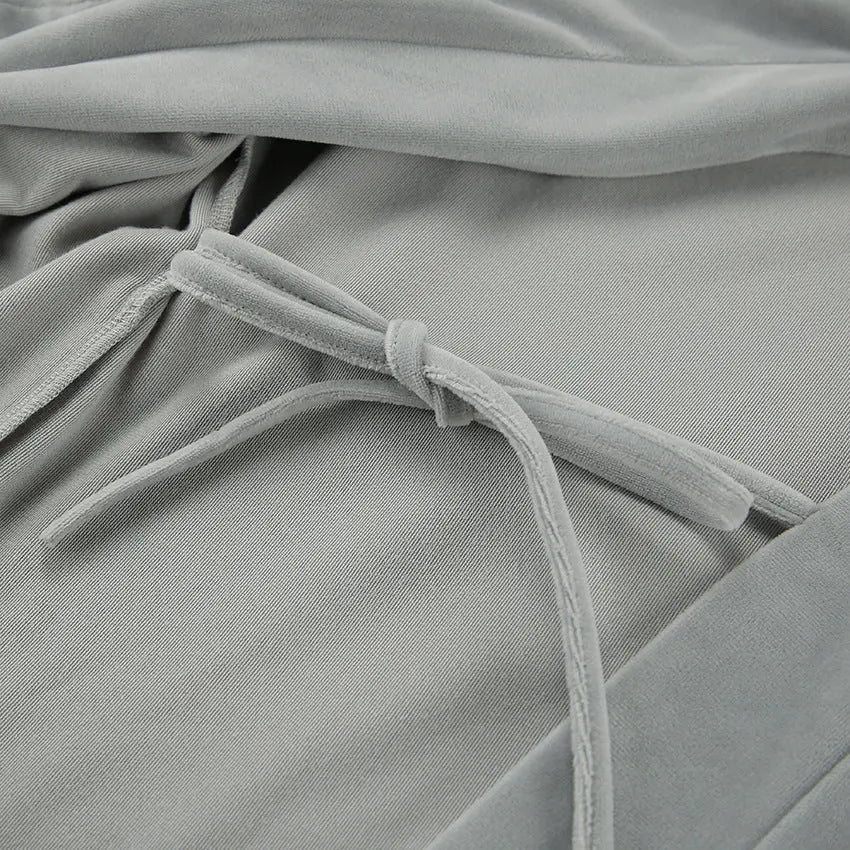 Short-sleeved Shorts Outerwear Gown Three-piece Pajamas For Women EX-STOCK Canada