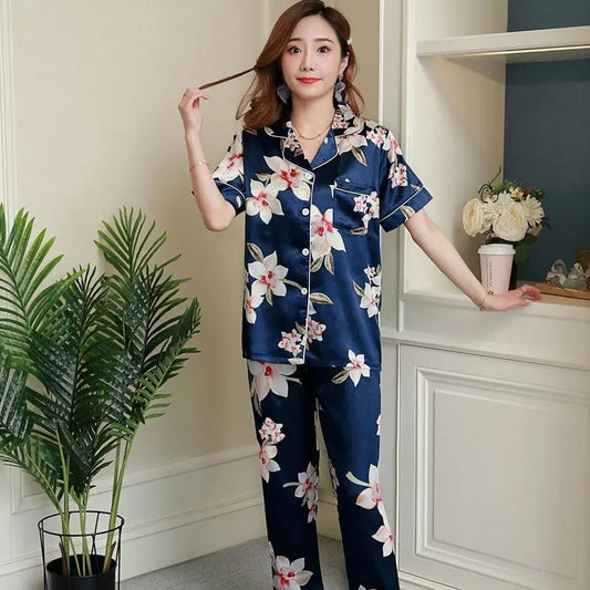 Short-sleeved Trousers Homewear Pajamas For Women EX-STOCK Canada