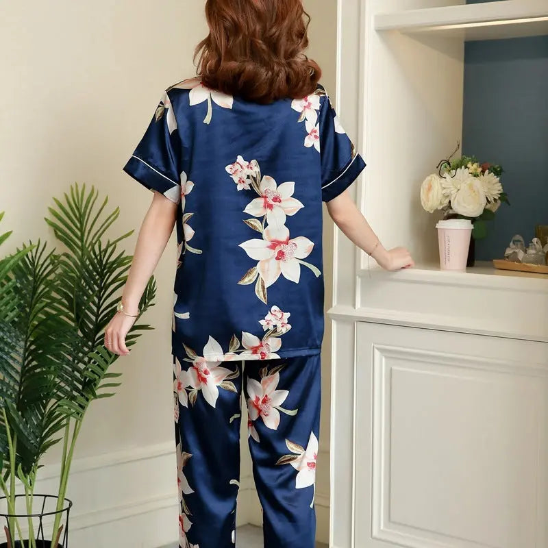 Short-sleeved Trousers Homewear Pajamas For Women EX-STOCK Canada