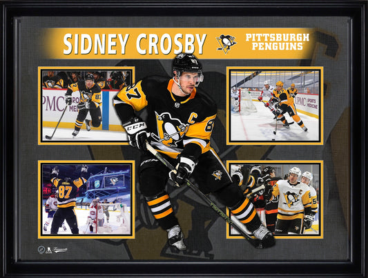 Sidney Crosby Framed 4 Photo Collage Pittsburgh Penguins - Velora Luxury Fashion