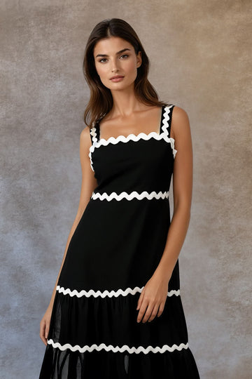 Sienna Ric-Rac Trim Dress