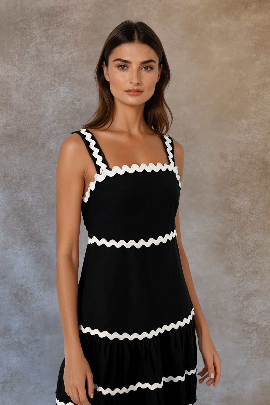 Sienna Ric-Rac Trim Dress