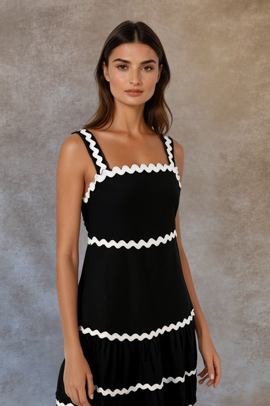 Sienna Ric-Rac Trim Dress