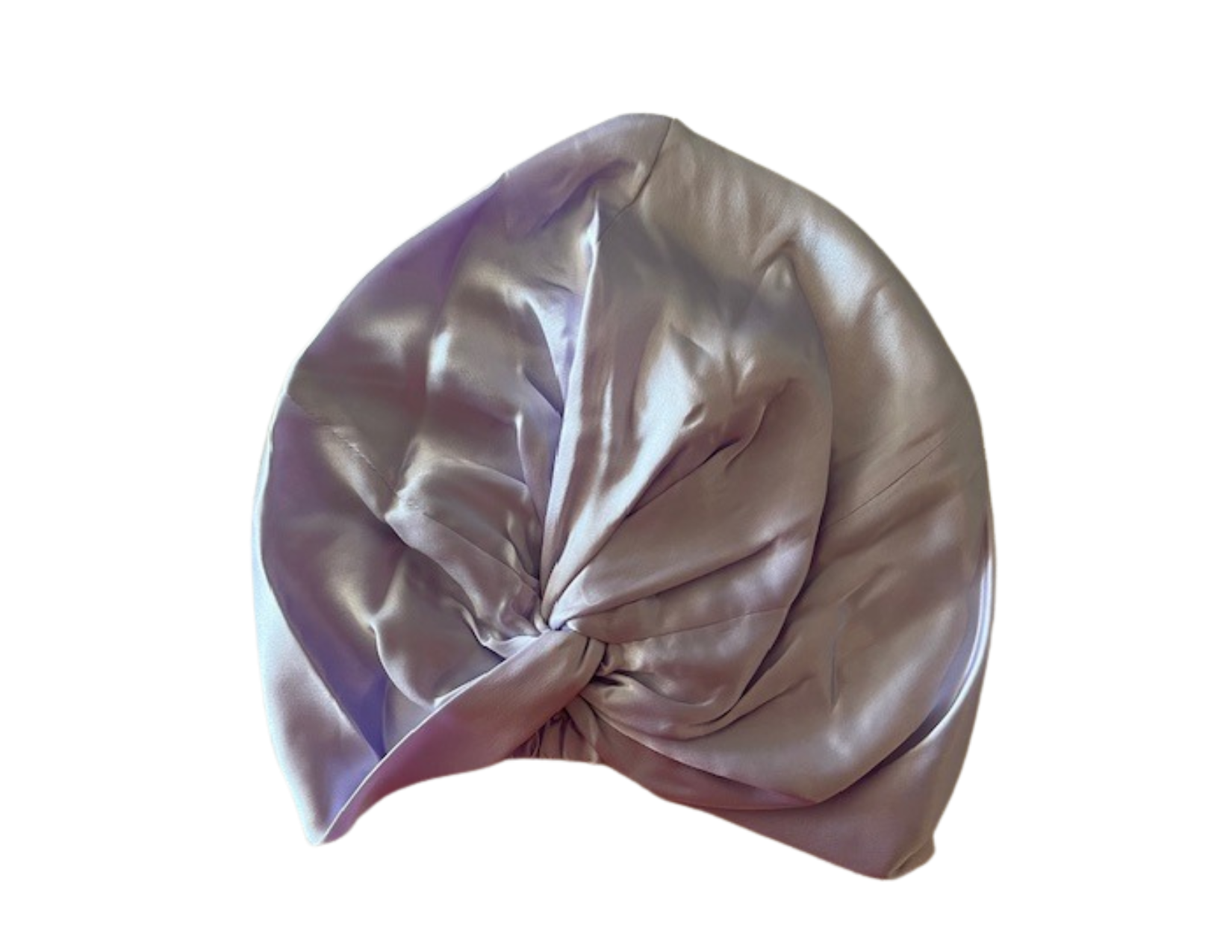 Silk Bonnet Lilac (Twisted Design) - Velora Luxury Fashion