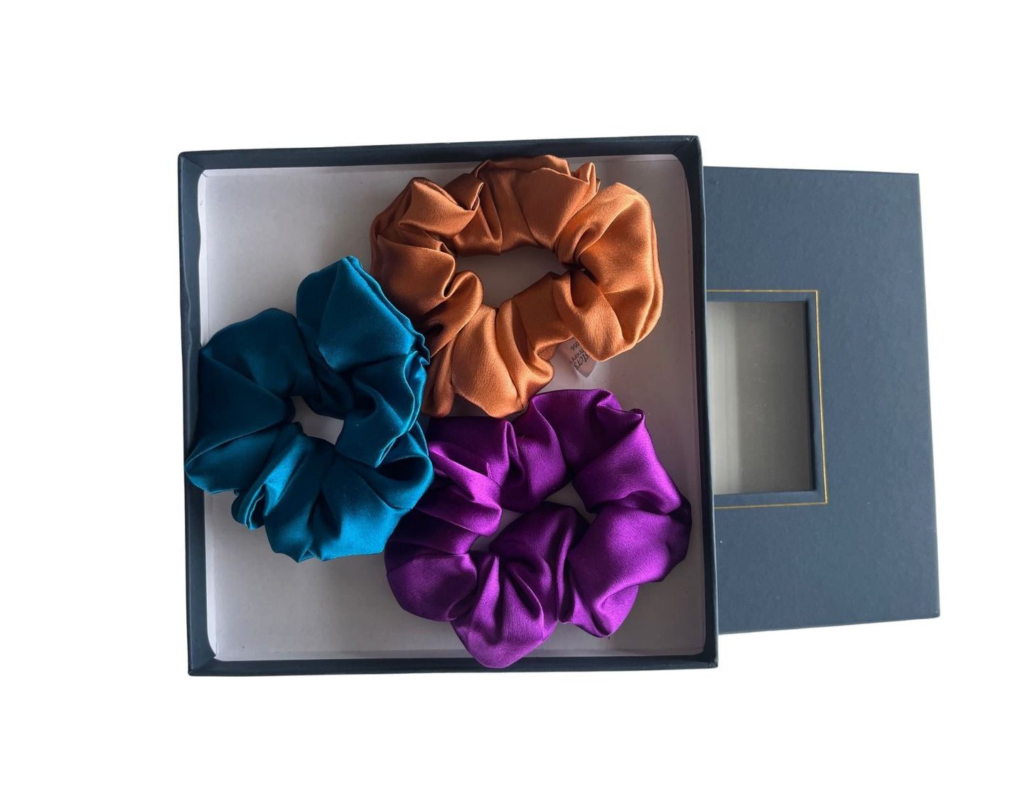 Silk Hair Scrunchie Copper - Velora Luxury Fashion
