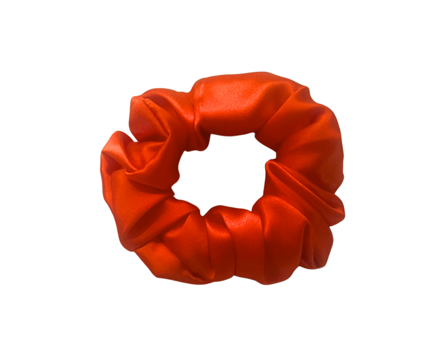 Silk Hair Scrunchie Lava - Velora Luxury Fashion