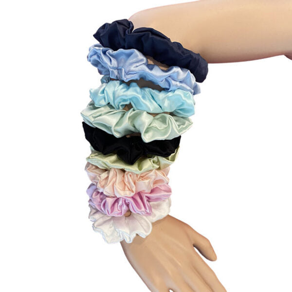 Silk Hair Scrunchie Lime - Velora Luxury Fashion