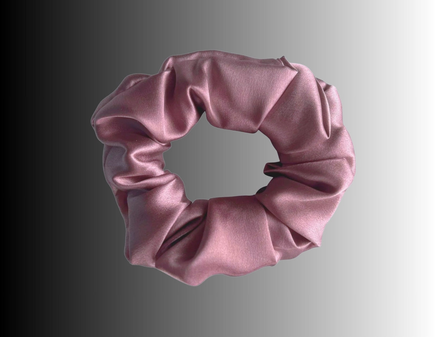 Silk Hair Scrunchie Mauve - Velora Luxury Fashion