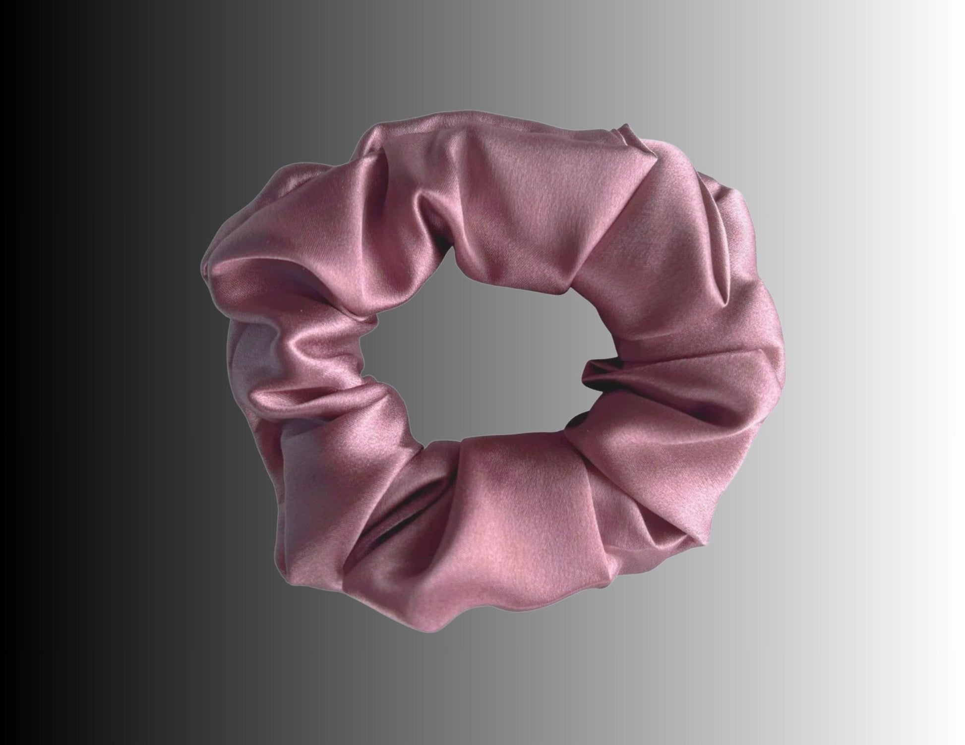 Silk Hair Scrunchie Mauve - Velora Luxury Fashion