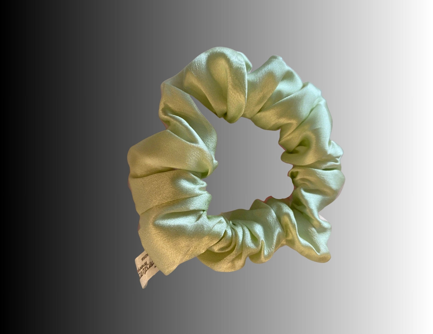 Silk Hair Scrunchie Mint - Velora Luxury Fashion