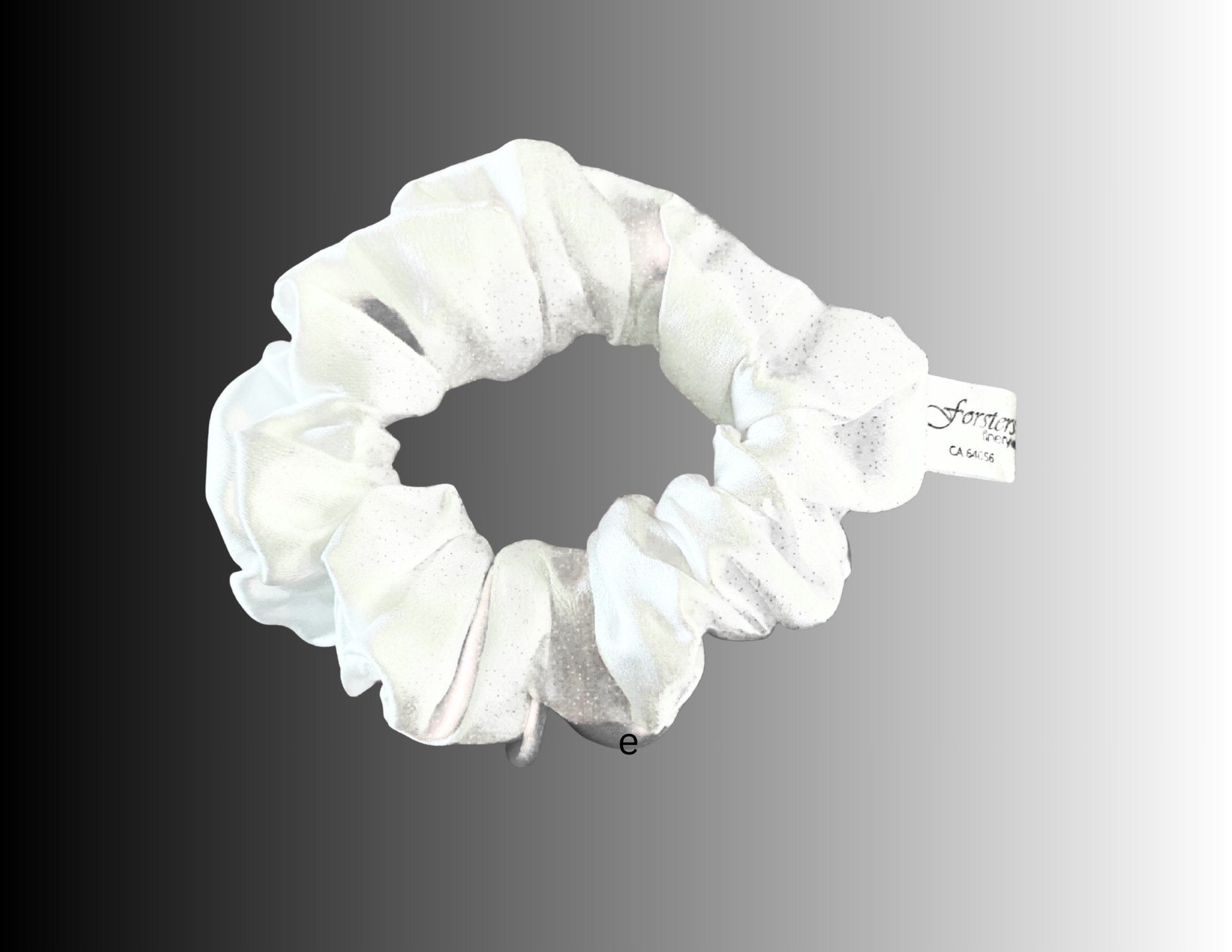 Silk Hair Scrunchie White - Velora Luxury Fashion