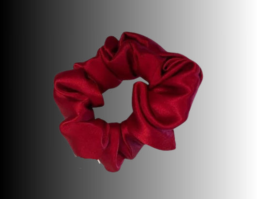 Silk Hair Scrunchie Wine - Velora Luxury Fashion