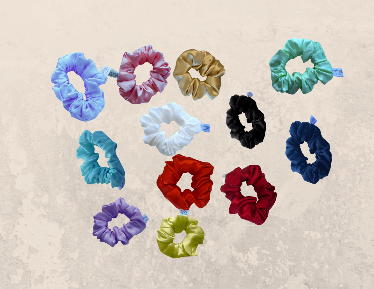 Silk Hair Scrunchy Dark Green - Velora Luxury Fashion