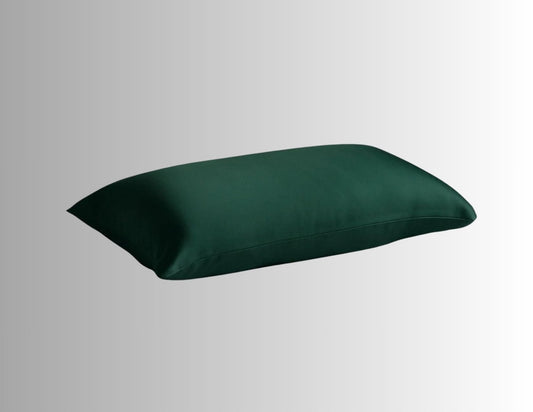 Silk Pillowcase  Dark Green (Envelope Style) - Velora Luxury Fashion