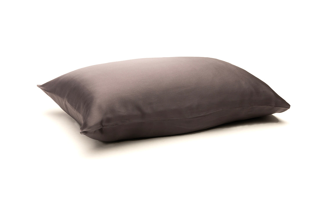Silk Pillowcase Dark Grey (Envelope Style) - Velora Luxury Fashion