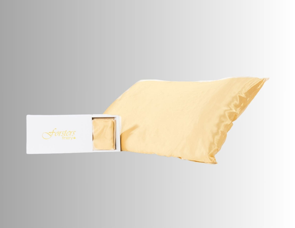Silk Pillowcase Gold (Envelope Style) - Velora Luxury Fashion
