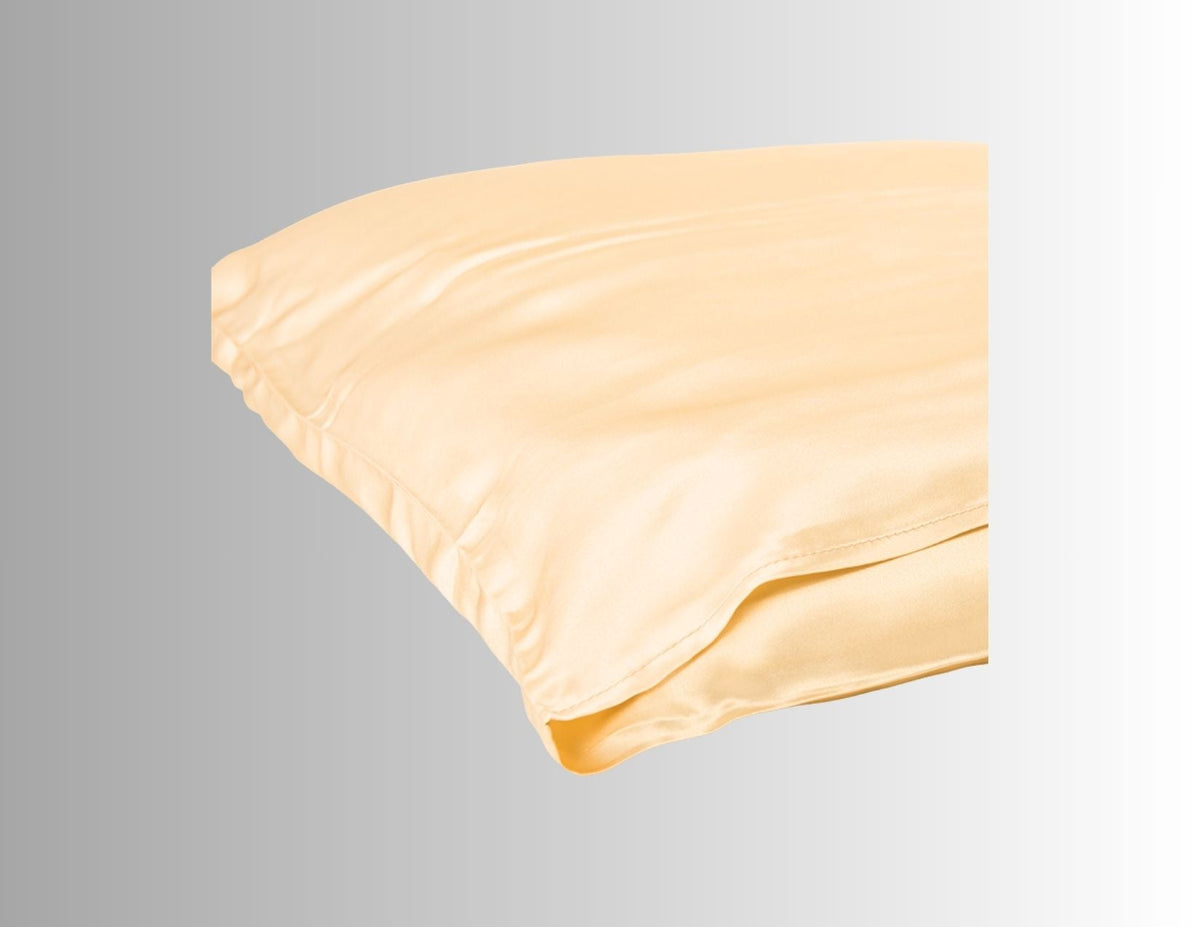 Silk Pillowcase Gold (Envelope Style) - Velora Luxury Fashion
