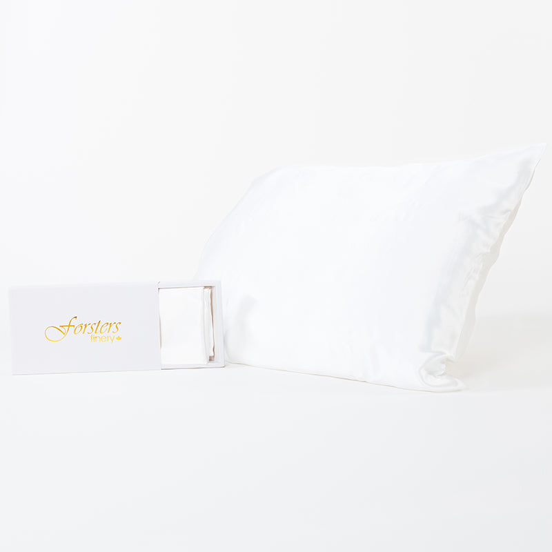 Silk Pillowcase Ivory (Envelope Style) - Velora Luxury Fashion