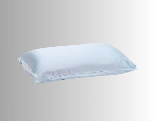Silk Pillowcase  Light Blue (Envelope Style) - Velora Luxury Fashion