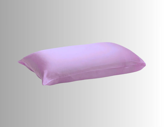 Silk Pillowcase  Lilac (Envelope Style) - Velora Luxury Fashion