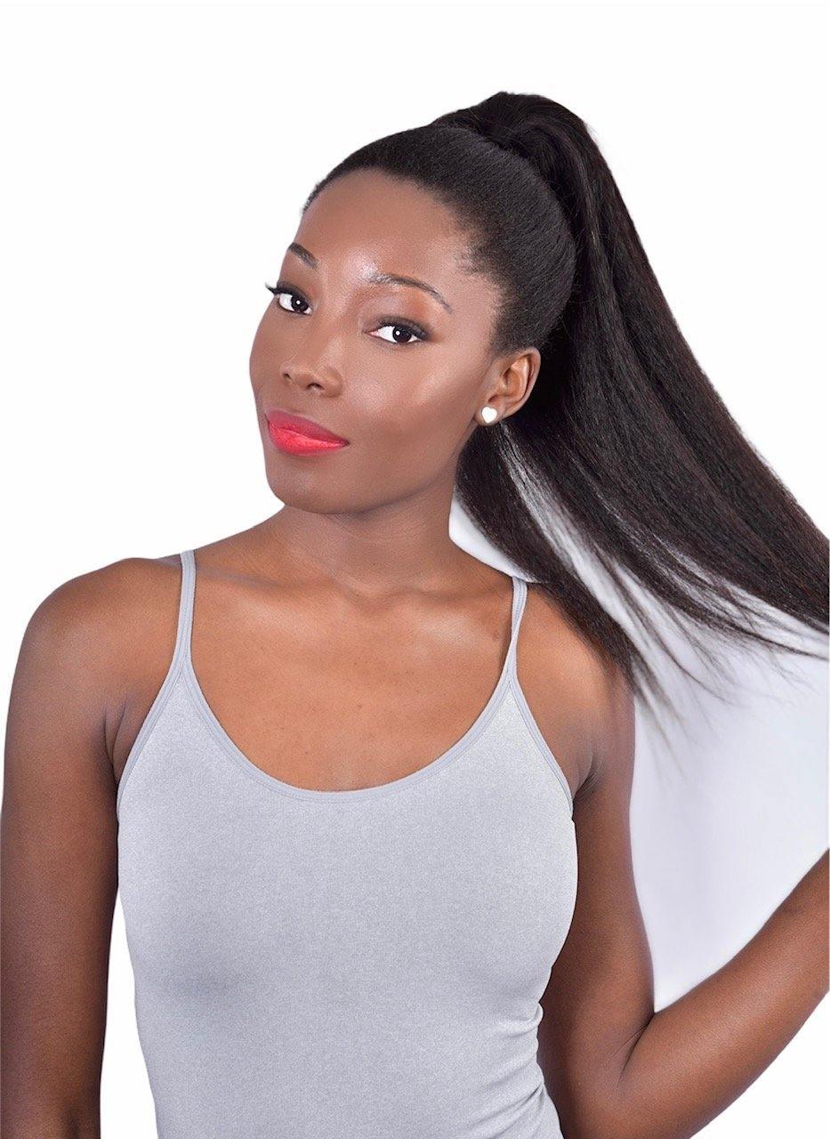 Silk Press - Drawstring Ponytail - Velora Luxury Fashion