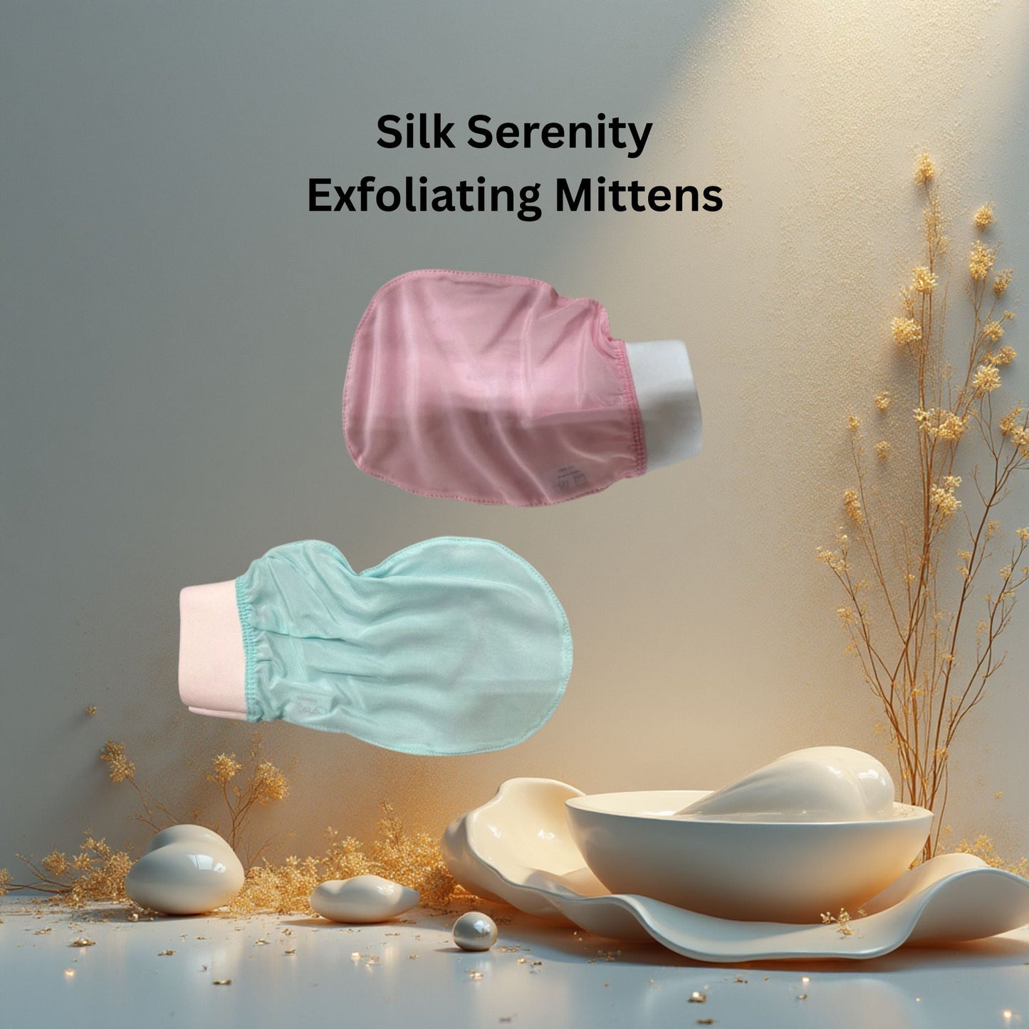 Silk Serenity Scrub Mitten - Velora Luxury Fashion