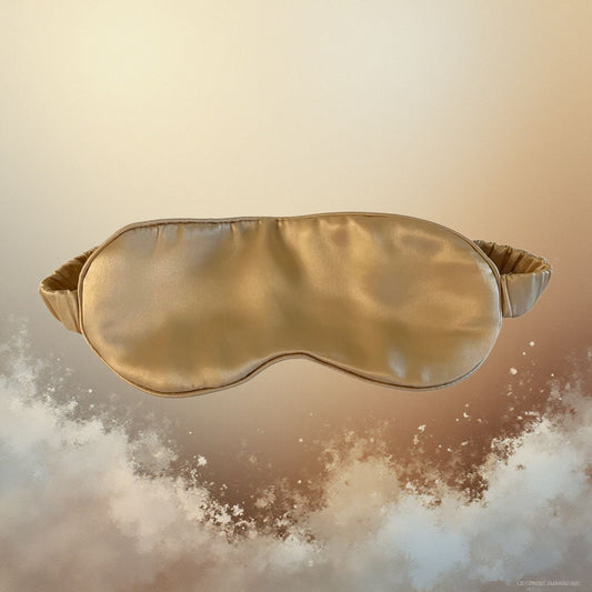 Silk Sleep Mask Gold - Velora Luxury Fashion