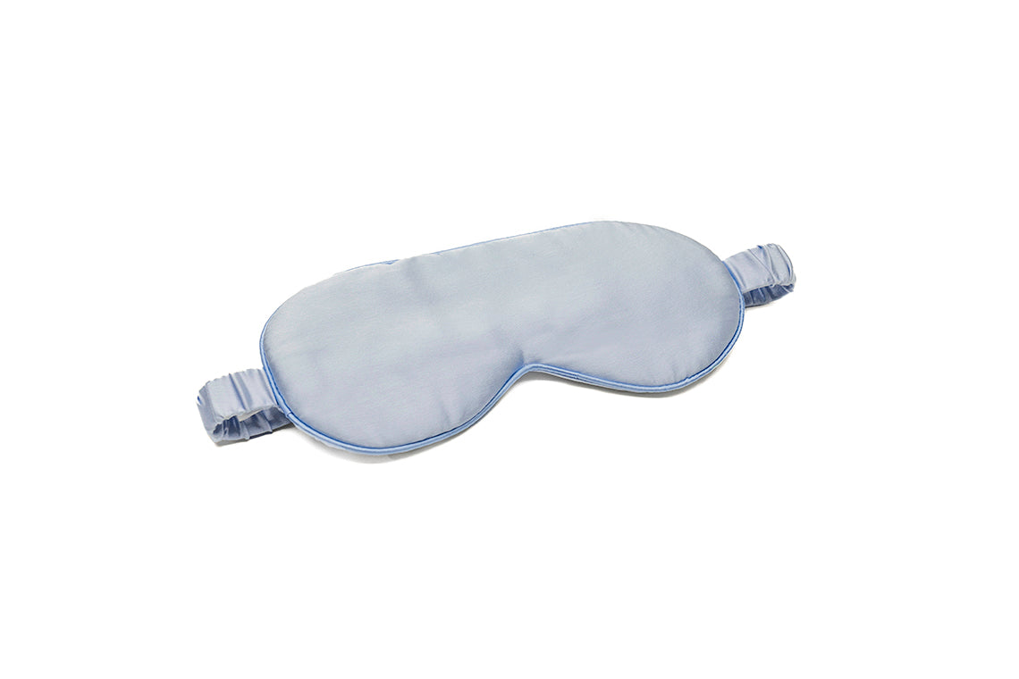 Silk Sleep Mask Light Blue - Velora Luxury Fashion
