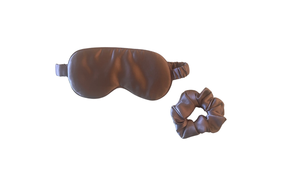 Silk Sleep Mask Mauve - Velora Luxury Fashion