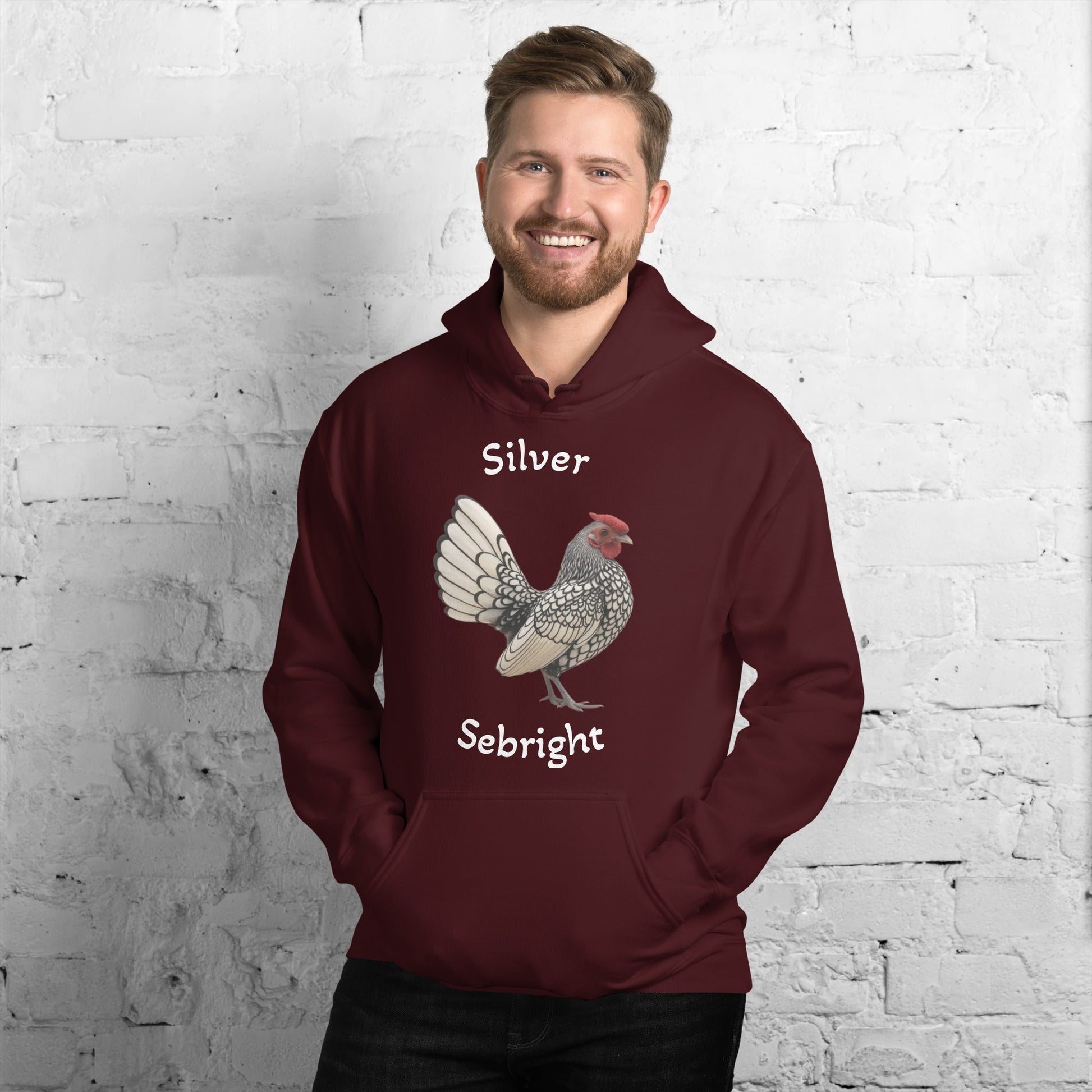 Silver Sebright Unisex bunny hug (hoodie) - Velora Luxury Fashion