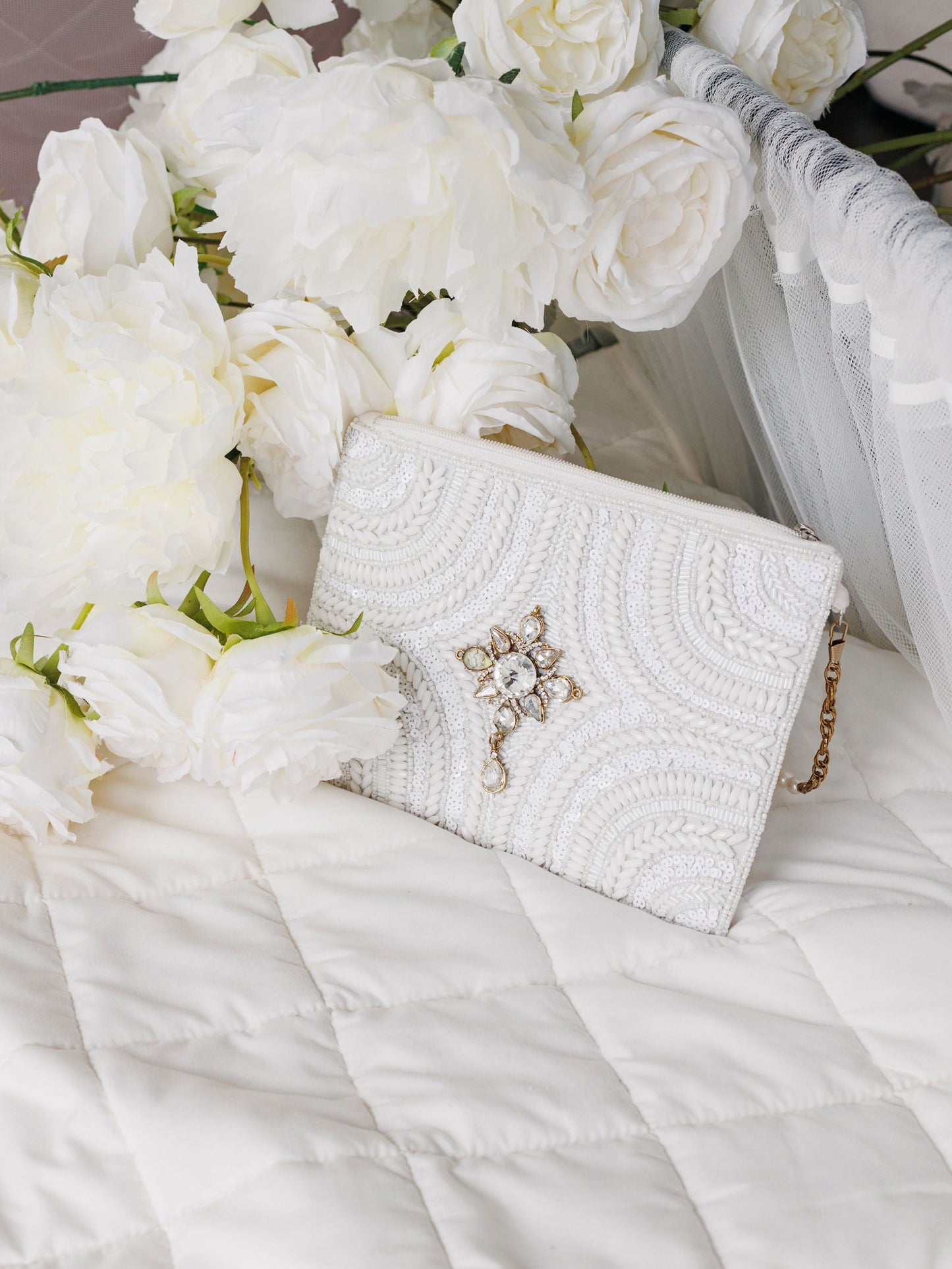 Sitara Bag White - Velora Luxury Fashion