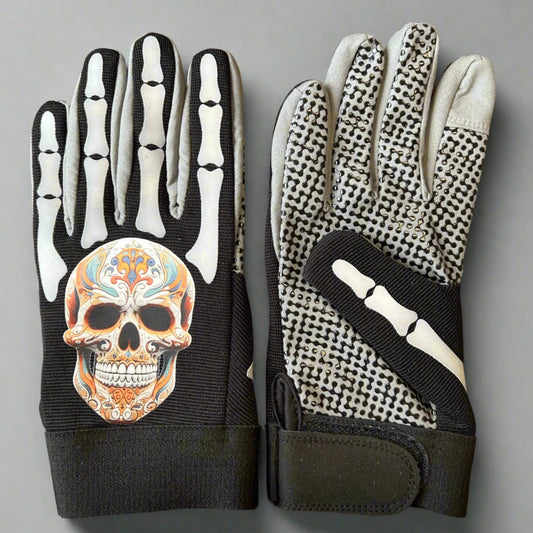 Skull Fabric Anti-Slip Mechanic Gloves Boutique of Leathers/Open Road