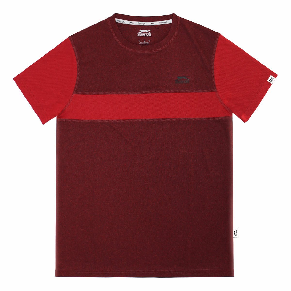 Slazenger men's doubles poly crewneck tee - Velora Luxury Fashion