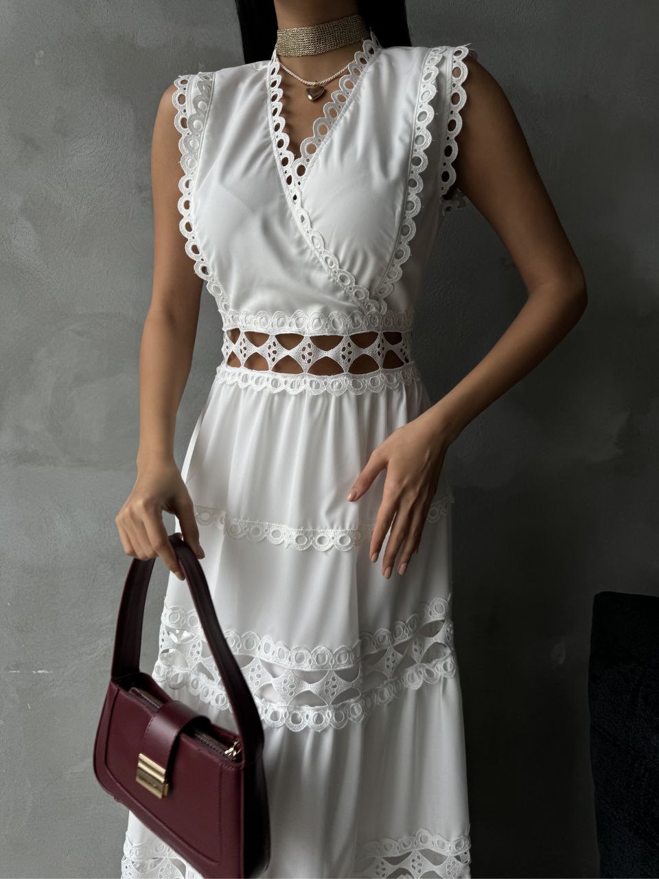 Sleeveless Long Dress - Velora Luxury Fashion