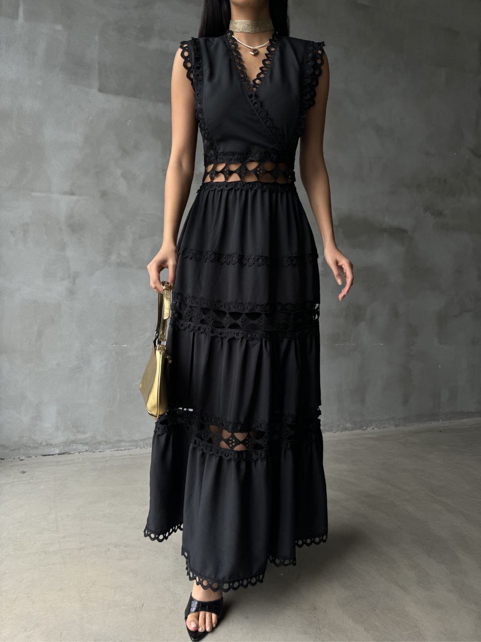 Sleeveless Long Dress - Velora Luxury Fashion