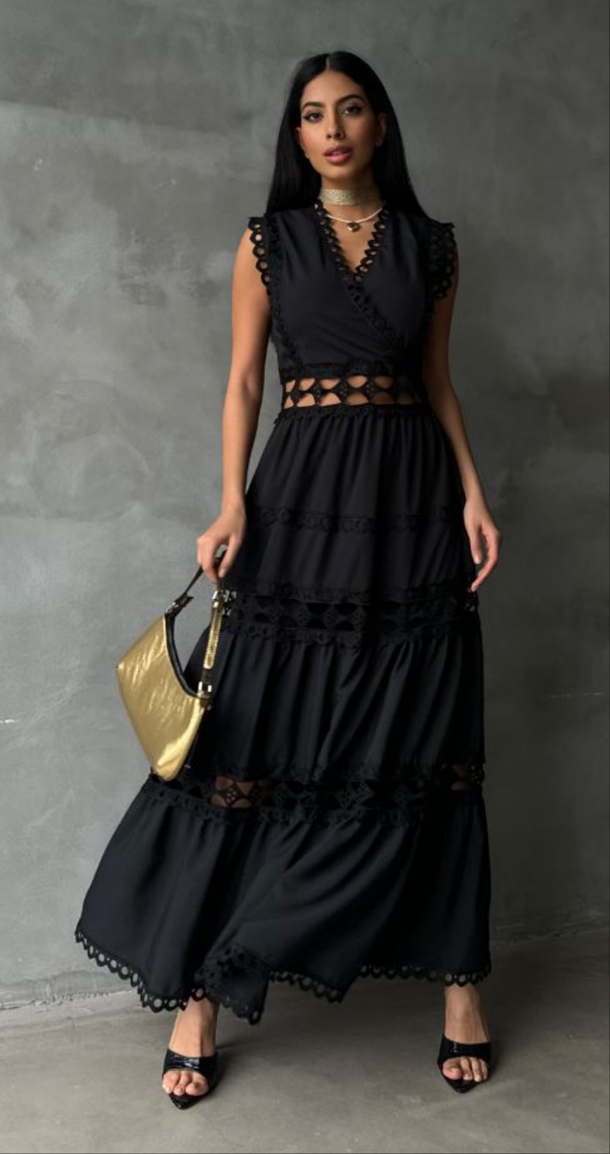 Sleeveless Long Dress - Velora Luxury Fashion